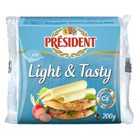 總統牌輕怡片裝芝士 200克