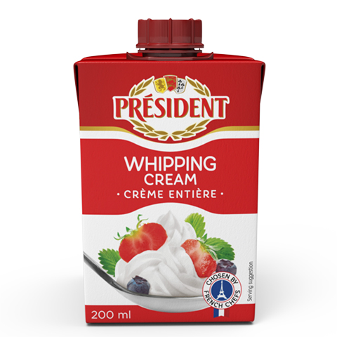 總統牌淡忌廉 200毫升